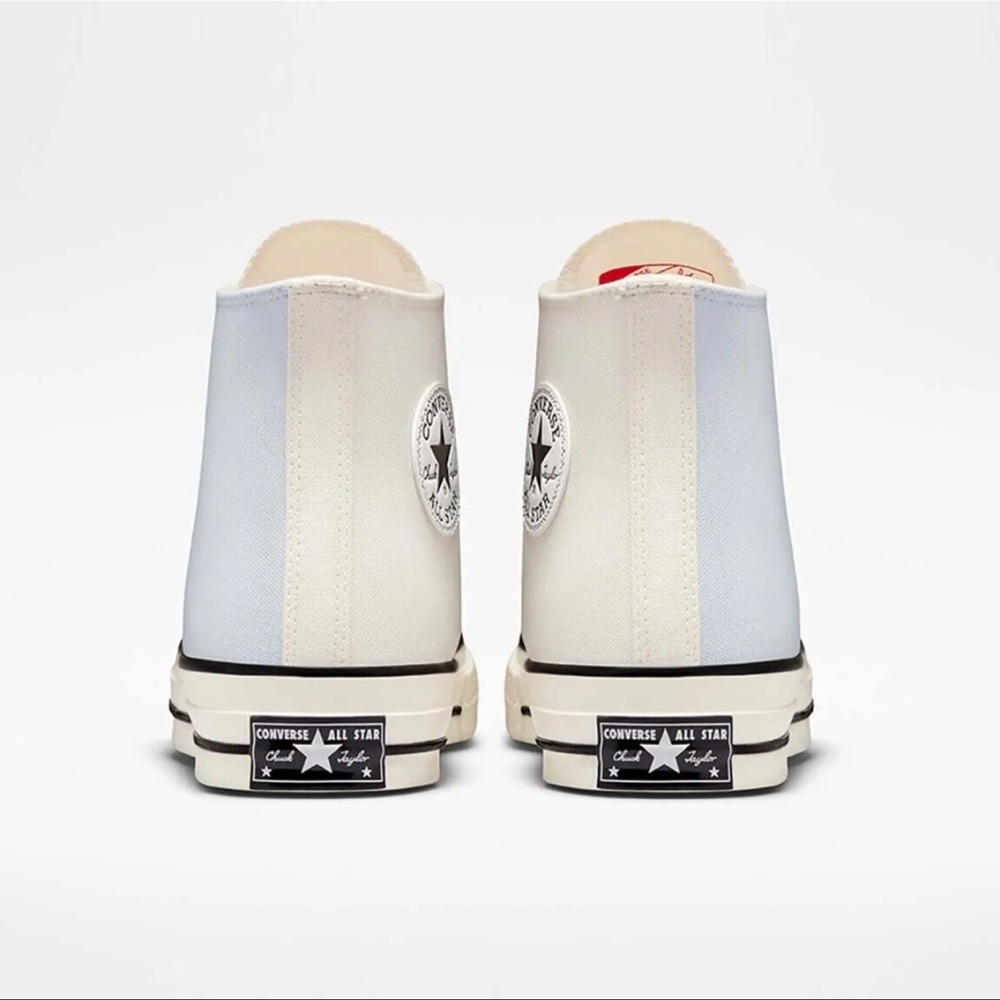 Converse High Top Chuck Taylor 70 Nautical Tri-Blocked Ghosted Vintage White - Picture 2 of 14